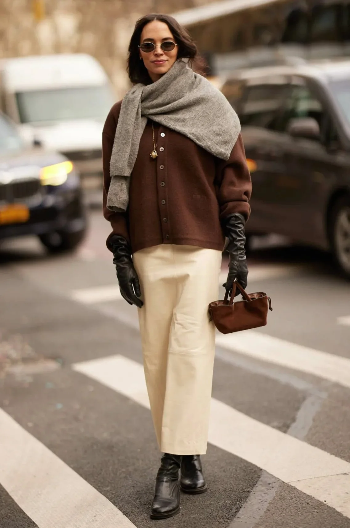 Cozy Layers: Oversized Scarf with Cardigan and Maxi Cozy Layers: Oversized Scarf with Cardigan and Maxi — Scarf Outfits