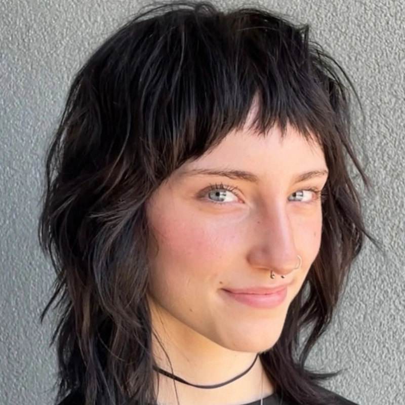 Wolf Cut With Micro Bangs — Long Wolf Cut 2027