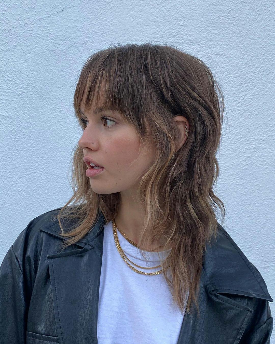 Collarbone Wolf Cut With Choppy Layers — Long Wolf Cut 2027