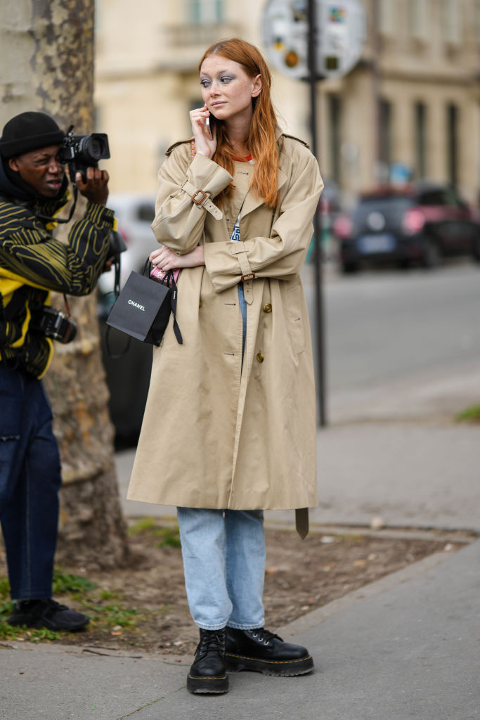 Shearling Jacket and Leather Pants for Cozy Grunge — Grunge Winter Outfits