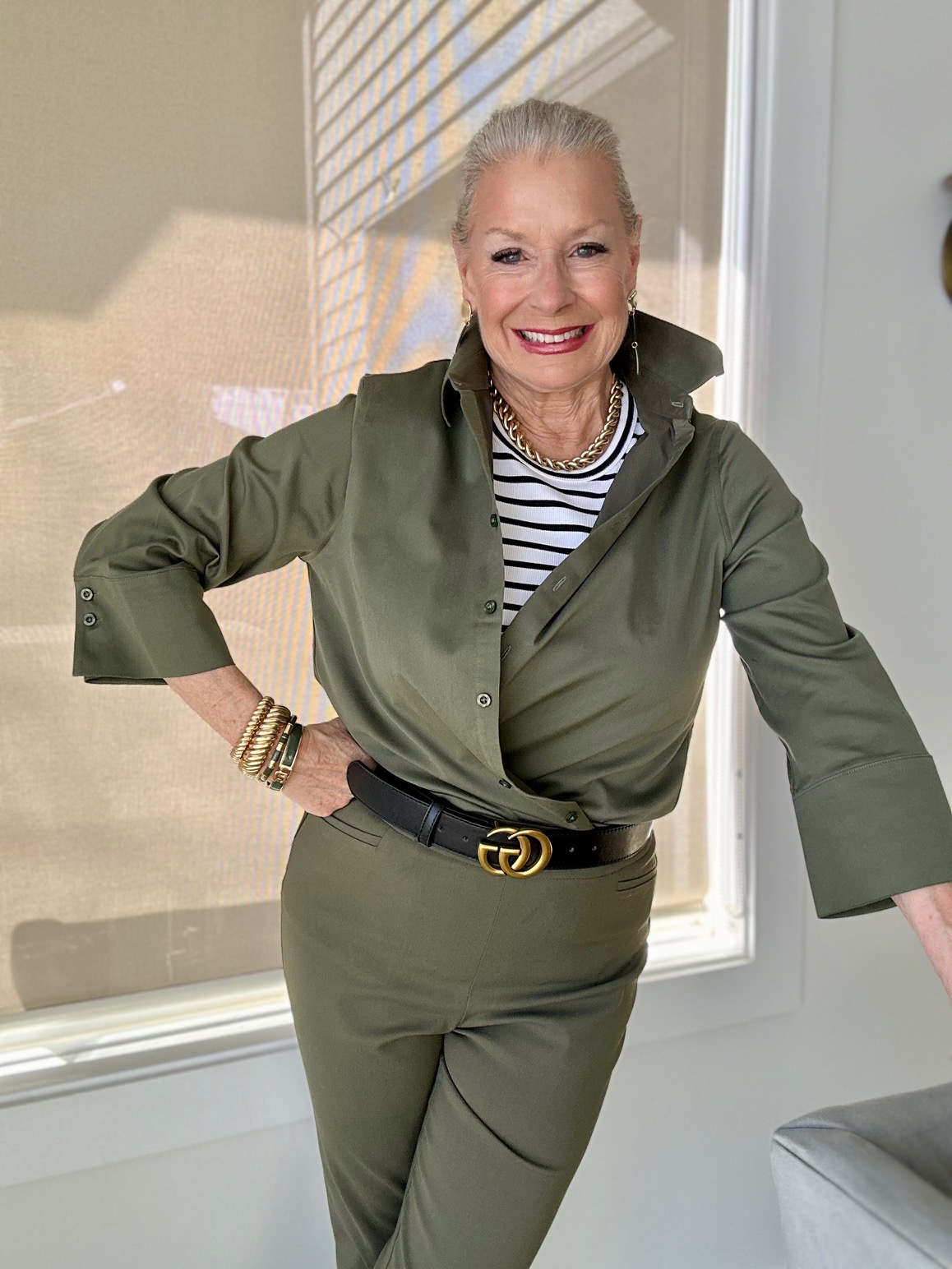 Smart Casual Outfit Idea Smart Casual Outfit Idea — Olive Green Outfits 2027