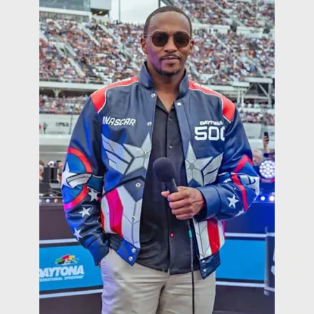 Embroidered Daytona 500 Jacket with Loafers — NASCAR Outfits 2027
