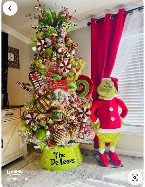 Whimsical Maximalist Visual Idea Whimsical Maximalist Visual Idea — Grinch Christmas Tree