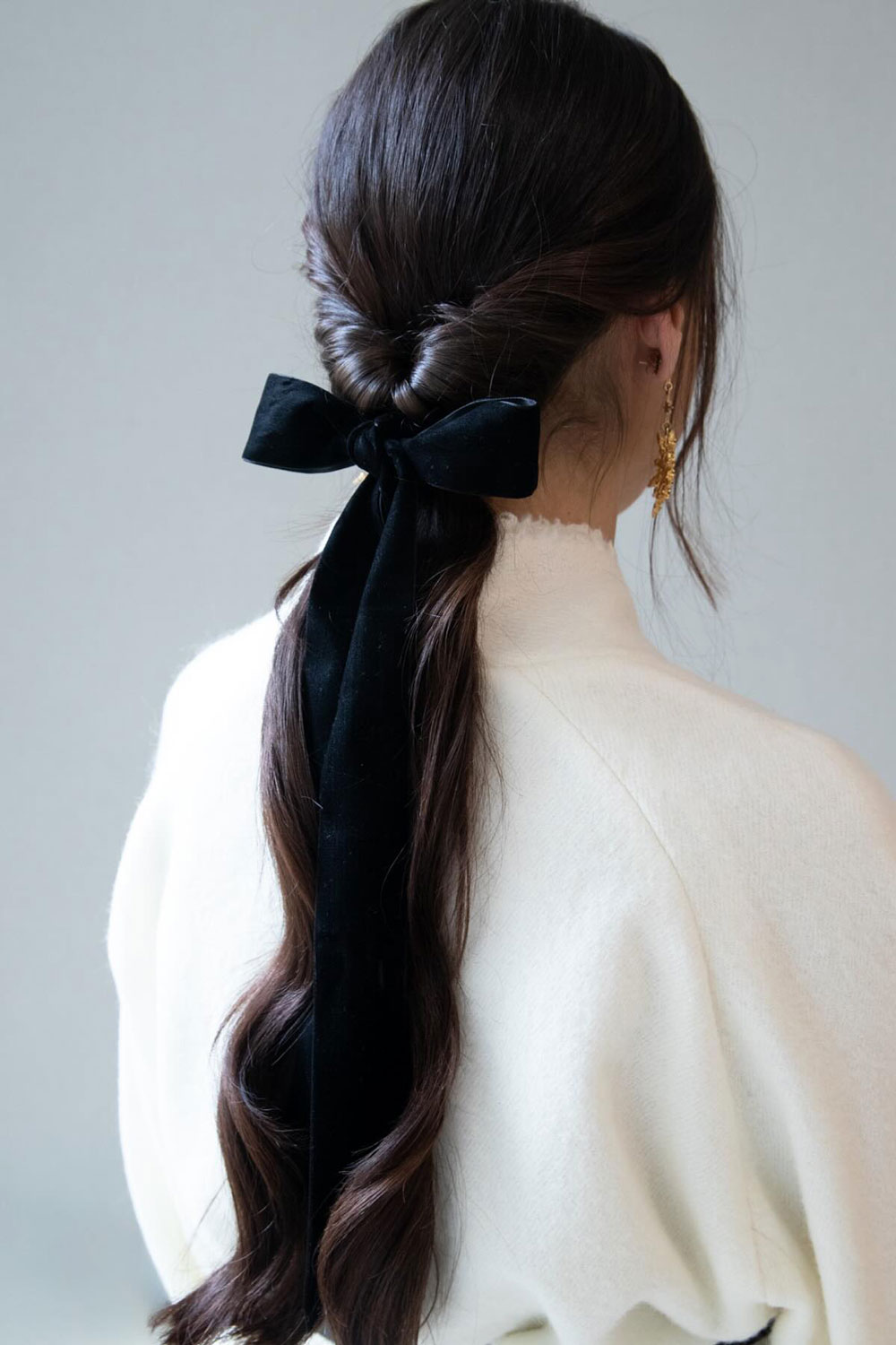 Dark Brown Half-Up Braided Crown Dark Brown Half-Up Braided Crown — Junior Prom Hairstyles 2027