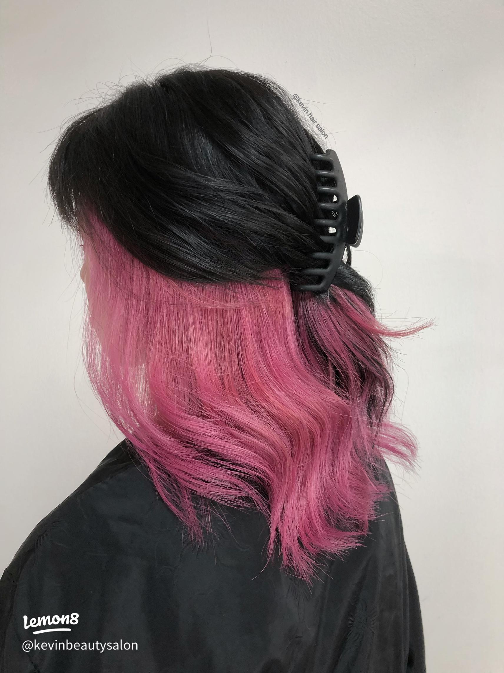 Chin Visual Idea — Pink Hair